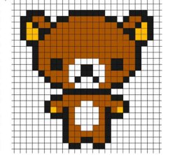 мозайка Медвежонок  онлайн