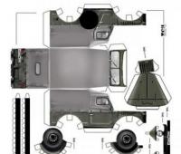 Бумажная модель автомобиля ГАЗ-69