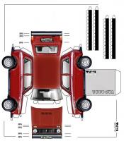 Бумажная модель автомобиля ВАЗ 2121