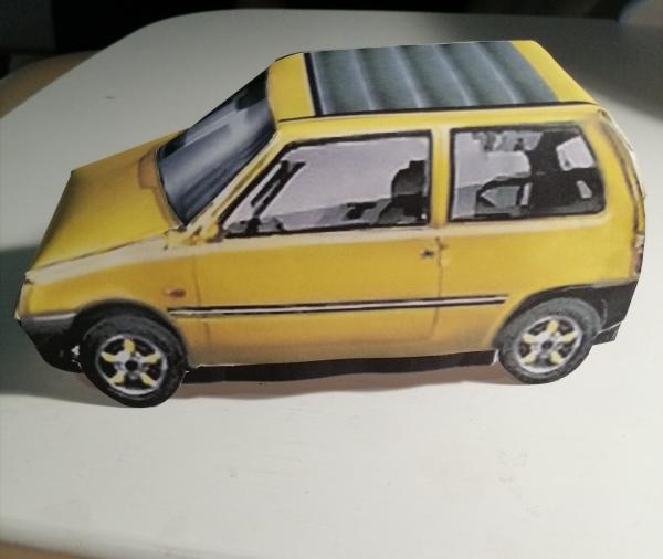 Бумажная модель автомобиля