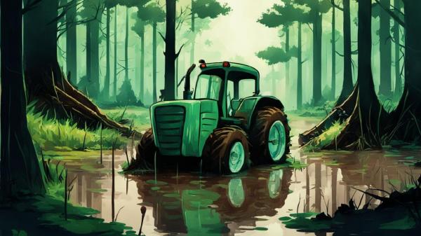 Сказка про непослушеый трактор