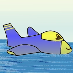 Самолетик и море