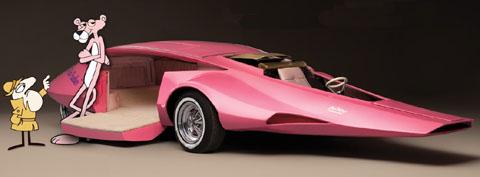 Автомобиль розовая пантера