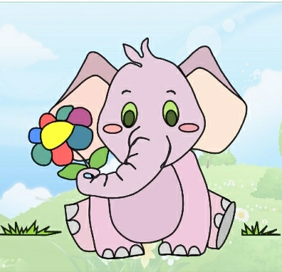 Раскраска для детей Слонёнок.jpg