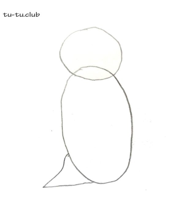 Уроки рисования - пингвинчик